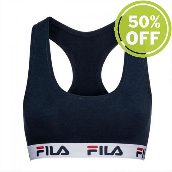 Bras Fila Mulher Azul Marinho - Fila 1 Pack Unlined Outlet Portugal,LQIV-16340